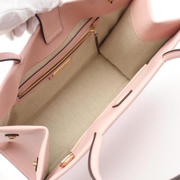 TORY BURCH Pink Leather Tote Bag - Picture 4 of 6